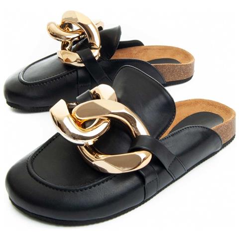 Mulo Mulle Nero Nero Materiale Sintetico - Foto 1