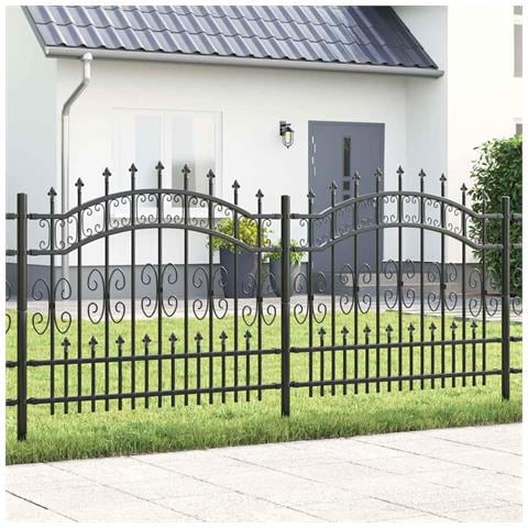 Recinzione da giardino Grigio 140 cm - Foto 2