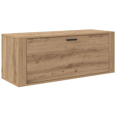 Mobile per scarpe con porta rovere artigianale 100 x 35 x 38 cm - Foto 1