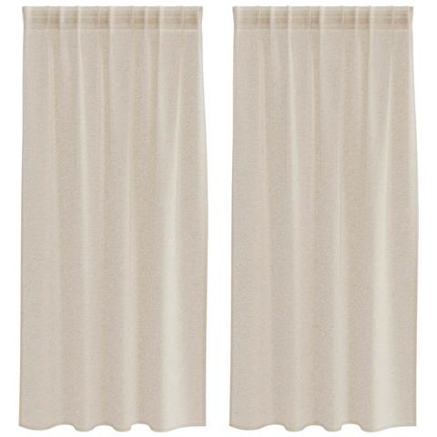 Tende con tende 2 pcs Sabbia Poliestere - Foto 1