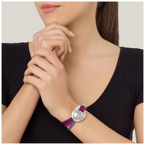 Bracciale Multistrato In Argento ""central"" - Foto 2