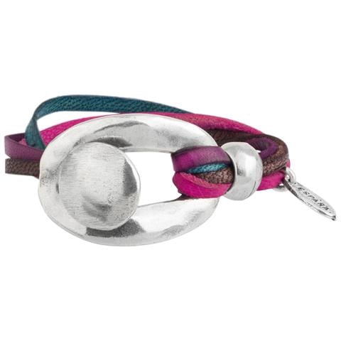 Bracciale Multistrato In Argento ""central"" - Foto 1