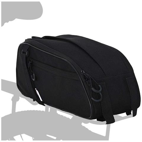Borsa per biciclette Nero 38 x 16 x 16 cm Poliestere - Foto 2