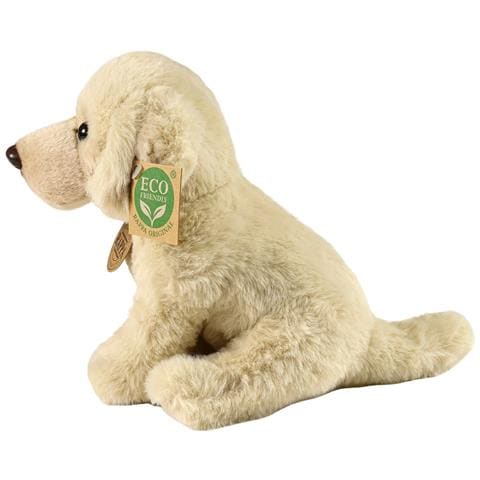 Peluche Cane Labrador Seduto 23 Cm Edizione Eco-friendly Ultra Morbido, Beige - Foto 4