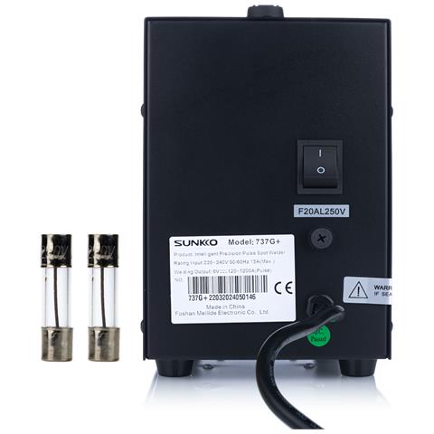 Saldatrice A Punti Sunkko 737g+ - Alta Efficienza E Precisione | 120~1200a, 0,3/0,25 Mm | Per Batterie Litio E Elettronica - Foto 2