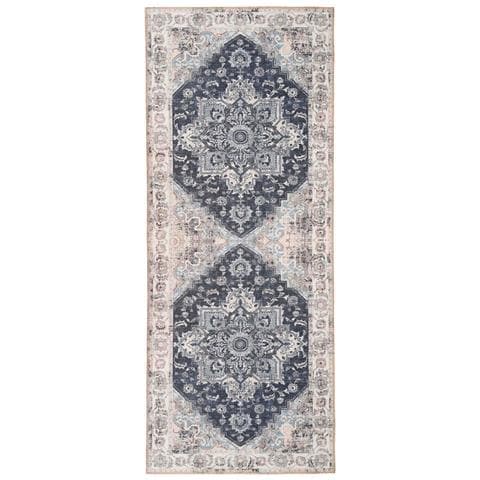 Passatoia Havana Blu In Chenille 100% Poliestere 80x200 Cm - Foto 1