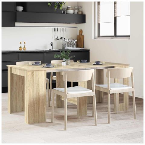 Tavolo da Pranzo 180 x 85 x 75 cm Legno ingegnerizzato - Foto 2