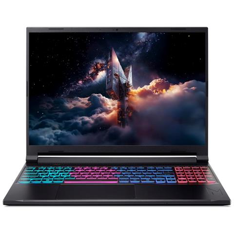Nitro ANV16S-41-R2K2 AMD Ryzen AI 7 260 Computer portatile 40,6 cm (16") WQXGA 16 GB DDR5-SDRAM 1 TB SSD NVIDIA GeForce RTX 5060 Wi-Fi 6E (802.11ax) Windows 11 Home Tedesco Nero - Foto 2