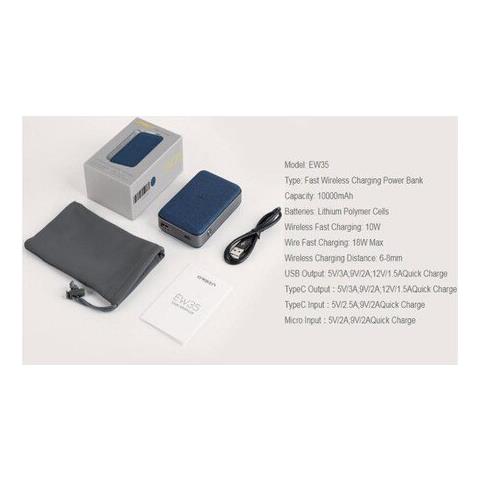 Orsen Ew35 Batteria Esterna Wireless 10000 Mah, Nera - Foto 7