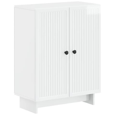 Set di armadietti da bagno in 3 pezzi EDE Bianco Lucido - Foto 8