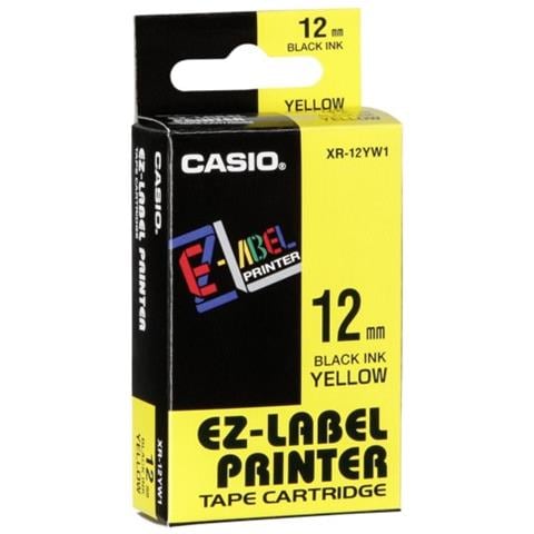 nastro 12mm x 8mt nero su giallo - Foto 2