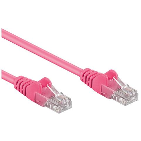 ICOC CCA6U-010-PK - Cavo di rete Patch CCA Cat. 6 Rosa UTP 1 m - Foto 2