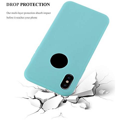 Cadorabo Custodia Compatibile Con Apple Iphone Xs Max In Candy Blu - Coperchio Protettivo In Silicone Tpu Flessibile - Foto 2