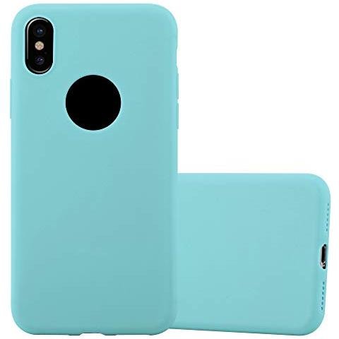 Cadorabo Custodia Compatibile Con Apple Iphone Xs Max In Candy Blu - Coperchio Protettivo In Silicone Tpu Flessibile - Foto 1