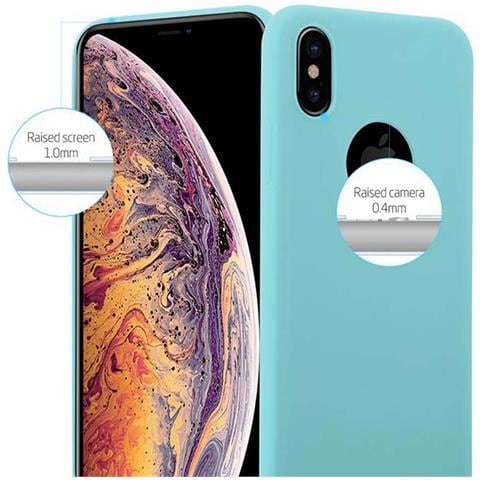 Cadorabo Custodia Compatibile Con Apple Iphone Xs Max In Candy Blu - Coperchio Protettivo In Silicone Tpu Flessibile - Foto 10