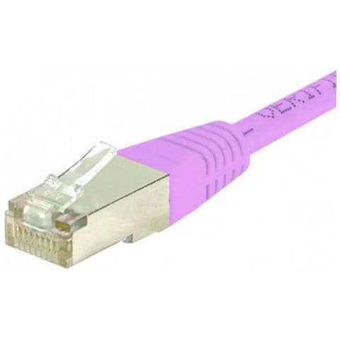 854477 Cavo Di Rete 0,3 M Cat6 S / ftp [ s-stp] Rosa (patch Cord Rj45 Cat. 6 S / ftp Pink- 0.30 M Full Copper)  - Foto 1