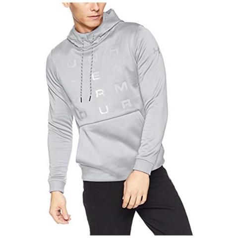 Sotto Armourarmour Pile Tempo Po Hoodiefelpauomogrigio (nuvoloso Grigio) Xl - Foto 1