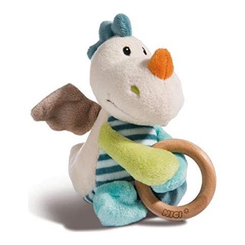 Dragilu-sonaglio A Forma Di Drago, 15 Cm, Con Anello In Legno E Campana, Colore Beige / bunt, 43705 - Foto 1