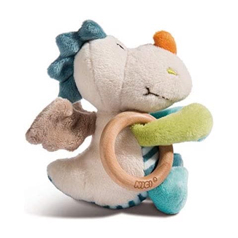 Dragilu-sonaglio A Forma Di Drago, 15 Cm, Con Anello In Legno E Campana, Colore Beige / bunt, 43705 - Foto 3