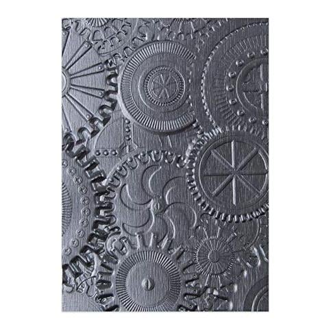 3-d Goffratura Folder 662.715 Meccanica Di Tim Holtz Un Formato - Foto 1