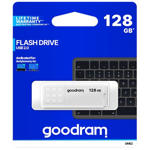 Ume2 Ume2-1280w0r11 Chiavetta Usb (128gb; Usb 2.0; Bianca) - Foto 1