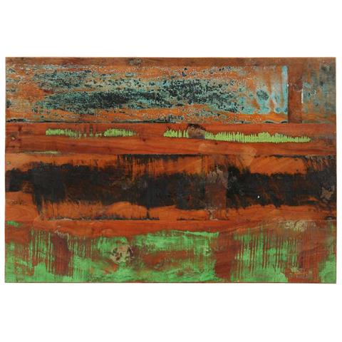 Piano Tavolo Rettangolare 60x90 Cm 15-16 Mm Legno Di Recupero - Foto 1