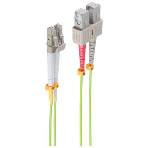 BS07-530615 cavo InfiniBand e in fibra ottica 7,5 m LC SC Verde - Foto 1