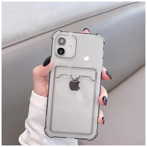 Cover Iphone 11 Con Porta Carte Tpu Trasparente - Foto 10