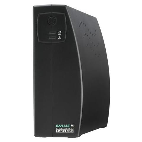 Gruppo di Continuità YUNTO 1200 A linea interattiva 1200VA 5presa (e) AC Compatta Nero gruppo di continuità (UPS)  - Foto 1