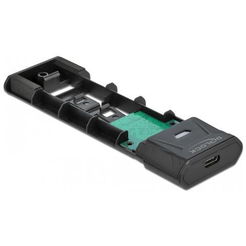 Custodia esterna USB Type-C Combo per M. 2 NVMe PCIe o SATA SSD - senza attrezzi - Foto 5