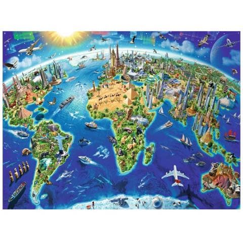 12722. Puzzle Xxl 200 Pz. Vista Dall'alto - Foto 1