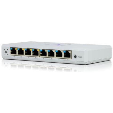 S8-poe Switch Di Rete Gestito Gigabit Ethernet (10/100/1000) Supporto Power Over Ethernet (poe) Bianco - Foto 1