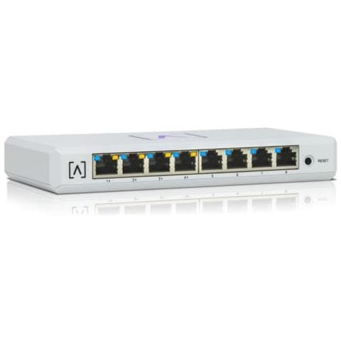 S8-poe Switch Di Rete Gestito Gigabit Ethernet (10/100/1000) Supporto Power Over Ethernet (poe) Bianco - Foto 2