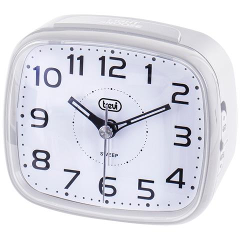 Sl3054 Bianco Orologio Sveglia Lancette Movimento Silenzioso Suoneria Elettronica - Foto 1