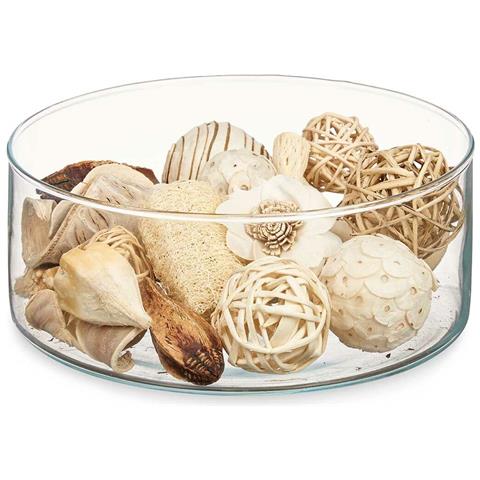 Potpourri Decorativo Bianco Marrone 16 X 21 X 7 Cm (12 Unità) - Foto 2