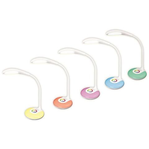 Lampada Da Scrivania Esperanza Eld102 Bianco 80 Plastica 13 X 21 X 13 Cm - Foto 5