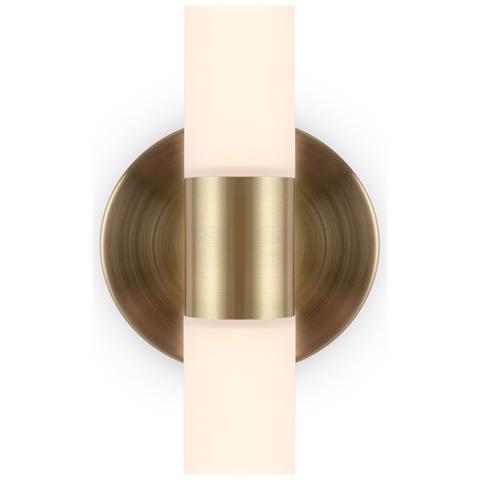 Applique Da Parete Moderno Axis Alluminio Oro Acrilico 1 Luce Led 10w - Foto 2