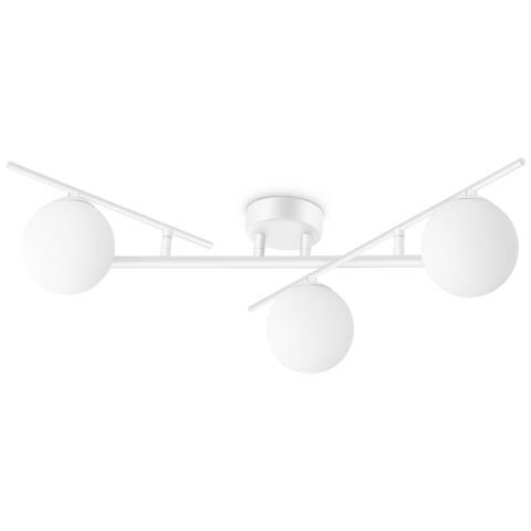 Plafoniera Contemporanea Atlas Metallo Bianco G9 4w 3000k Ip20 - Foto 1