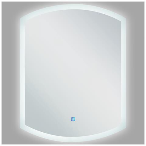 Specchio Da Bagno Con Luce Led Beziers 60 Cm 78 Cm Argento - Foto 2