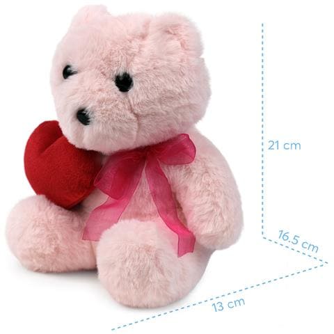 Orso Ellie Con Un Cuore Peluche (21cm) - Foto 6