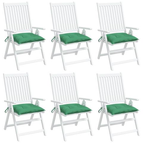 Cuscini per Pallet 6 pz Verdi 50x50x7 cm Tessuto Oxford - Foto 1