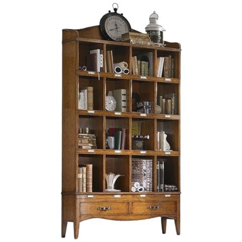 Libreria Direttorio 16 Vani In Legno Bassano 122x31x219 - Foto 1