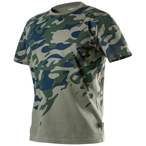 T-shirt Da Lavoro Con Stampa Camo, Taglia L - Foto 1