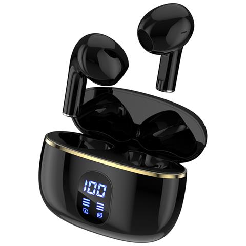 Auricolari Tws Bluetooth 5.3 Compatibili Con Siri Modello Dallas, Nero - Foto 1