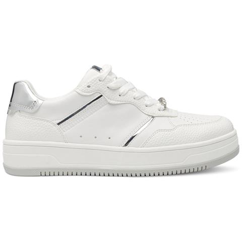 Leisure Trainers White Silver Sneakers Sintetico E Tessile Scarpe Donna Bianco Eu 38, 1-23729-42 171 - Foto 2