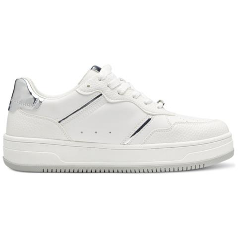 Leisure Trainers White Silver Sneakers Sintetico E Tessile Scarpe Donna Bianco Eu 38, 1-23729-42 171 - Foto 3