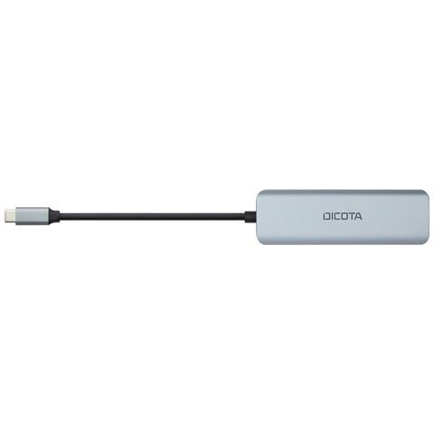 D32061 hub di interfaccia USB tipo-C 10000 Mbit /s Argento - Foto 4