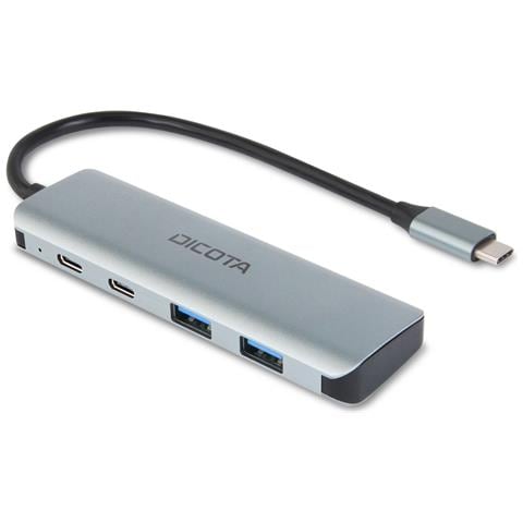 D32061 hub di interfaccia USB tipo-C 10000 Mbit /s Argento - Foto 1
