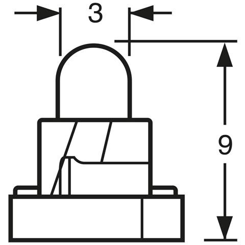 Lampadina 14v 1.2w (60ma) Zoccolo Marrone - Foto 2