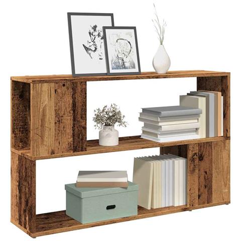 Libreria Legno Antico 100x24x63 Cm In Truciolato - Foto 1